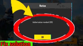 Authorization revoked 611 l How to fix Authorization revoked pubg mobile [upl. by Daren]