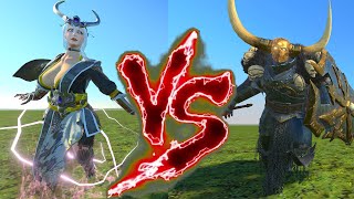 Miao Ying VS Archaon the Everchosen Total War Warhammer 3 [upl. by Ashia]