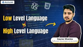 Difference between High Level Language amp Low Level Language in Programming [upl. by Aihsa414]