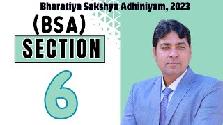 Section 6 of BSA  Relevancy of Facts  BSA  Bharatiya Sakshya Adhiniyam 2023 Lecture 8 [upl. by Hoes]