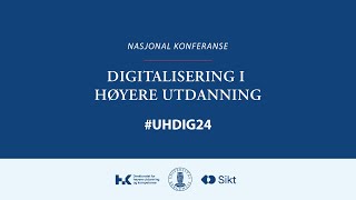 Nasjonal konferanse for digitalisering i høyere utdanning 2024 [upl. by Angeline]