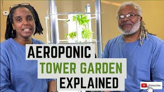 Aeroponic gardening for beginners  Tower Garden [upl. by Lleuqram647]