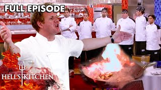 Hells Kitchen Season 5  Ep 10  Final 6 Take On The 14 Ingredient Showdown  Full Episode [upl. by Delanos]