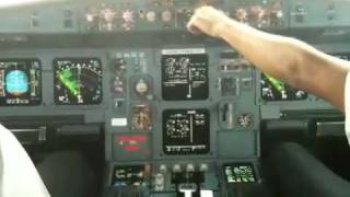 A320 cockpit takeoff [upl. by Netsirc406]