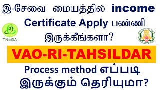 How to apply Income Certificate online in tamil  income certificate status check  SKdigitalsevai [upl. by Gaylor]