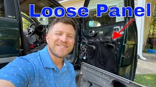 How to Fix Loose Door Panel on GMC Envoy [upl. by Nevuer]