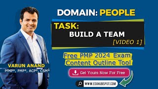 PMP 2024 PMP Exam Prep Based on PMP Exam Content Outline Build a Team Video 1 [upl. by Shig]