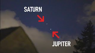 Look for the Great Conjunction of Jupiter amp Saturn NOW [upl. by Eniak545]