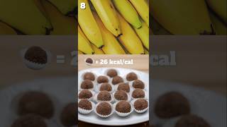 🍌​Trufas de Plátano y chocolate  deliciosa sin azúcar y saludable🍫​ [upl. by Bopp383]