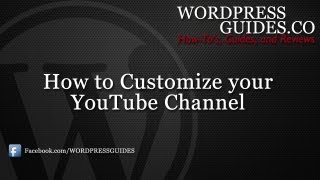 How to Customize YouTube Channel [upl. by Itnavart]