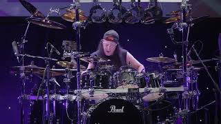 mike mangini amazing drum solo at guitar center HD [upl. by Aramac35]