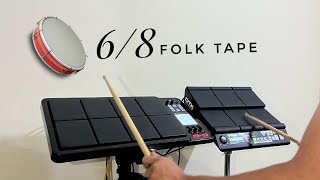 68 Folk tape on spd30 yamaha dtx m12 trending folkmusic [upl. by Alf]