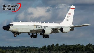 Boeing RC135VW Rivet Joint  British Reconnaissance Aircraft [upl. by Mchugh764]