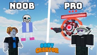 Noob vs Pro Build Battle Roblox Obby Creator [upl. by Assirol778]