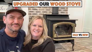 760  After 5 Winters Off Grid Its Time For A New Wood Stove Old vs New [upl. by Sheley]