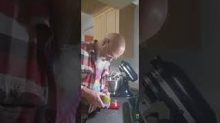 Making double chocolate chip cookies deliciousfood Baking [upl. by Bradney]