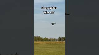 Hangglider Tekeoff automobile paraglider viralvideo kite paramotorflying paramotor shorts yt [upl. by Stieglitz]