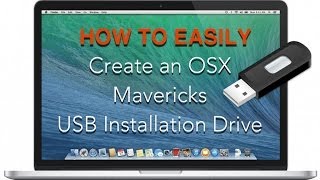 Create an OSX Mavericks USB Installation Drive [upl. by Erinn]