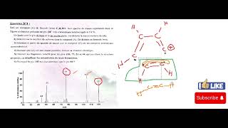 correction exercice 1  examen Spectrométrie de masse 2024 part 3 [upl. by Elrebmik]