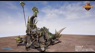 Warhammer Lizardmen  Stegadon [upl. by Ahtanamas]