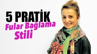 Şal amp Fular Bağlama Modelleri  5 Farklı Fular Bağlama Yöntemi [upl. by Nita]