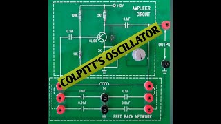 COLPITTS OSCILLATOR EXPERIMENT [upl. by Hguh628]