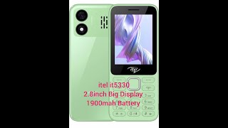 itel it533028 inch Big Display1900 mAh BatteryKingvoiceLight Greenitel Phone [upl. by Finlay]