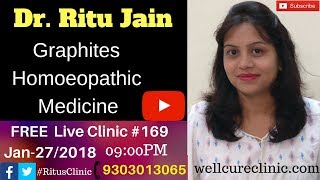 Homeopathy Medicine Graphites Dr Ritus Live Clinic169 [upl. by Navis]