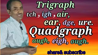 trigraphsquadgraphstrigraph wordtrigraph tchighdge air ear urequadgraph augheighough [upl. by Sulokcin]