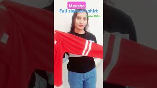 Meesho findsMeesho tshirt under 200 meeshofinds tshirts trendingaudio viralsong viralaudio [upl. by Venita]