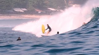 Surfer Kicks Board in Other Surfers Face  050 [upl. by Bautista]