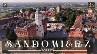 Sandomierz  Poland  Aerial Video  4K [upl. by Kcirttap880]