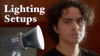 Film lighting setups using only the Aputure Amaran 200x S [upl. by Aihsirt]