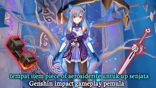 Genshin impact pemulacara mendapatkan item piece of aerosiderite di genshin impact gameplay 1 [upl. by Eiramnerual]