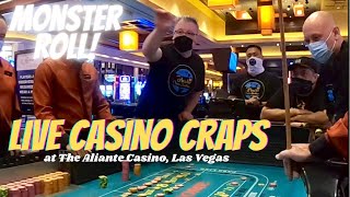 Live Casino Craps at the Aliante Casino Hotel and Spa in Las Vegas [upl. by Niobe]