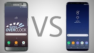 Overclocked Galaxy S7 Edge VS Galaxy S8  Suprising Results😱 [upl. by Auqinehs]