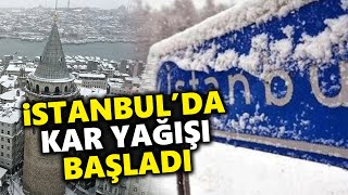 İstanbulda kar yağışı başladı [upl. by Ellehsad423]