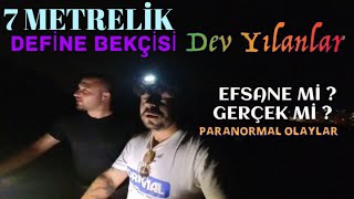 DEFÄ°NE BEKÃ‡Ä°SÄ° 7 METRELÄ°K YILANLAR EFSANE MÄ° GERÃ‡EK MÄ° PARANORMAL OLAYLAR [upl. by Harima]