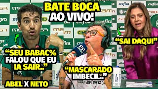 P0LÊMICA NET0 XNGA ABEL FERREIRA AO VIVO E DEBATE PEGA FOGO APÓS ENTREVISTA COLETIVA E LEILA VAI [upl. by Nessi326]