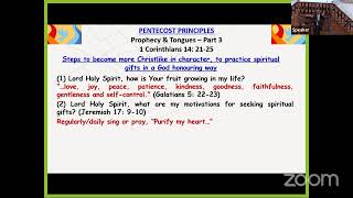 Totteridge Road Baptist Church Online  Pentecost Principles  Pastor Kumar 07072024 [upl. by Eidahs]