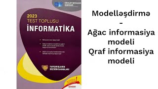 İnformatika DİM test bankı Modelləşdirmə  Ağac informasiya modeli qraf informasiya modeli [upl. by Eniamrehc]