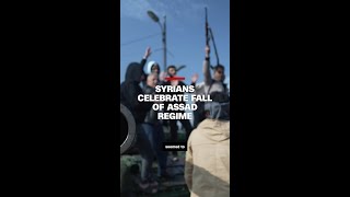 Syrians celebrate fall of Assad regime [upl. by Hosbein]