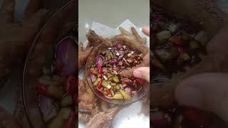 Fried chicken feet food filipinocooks pinoyfood filipinofoodie [upl. by Airamak]