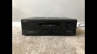 How to Factory Reset Onkyo HTR510 61 Home Theater Surround Receiver [upl. by Carissa]