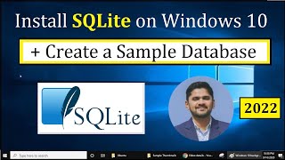 How to install SQLite on Windows 10  2022  Amit Thinks [upl. by Anitnelav]