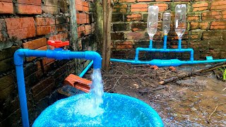 The Best Water Feature ideas Transform to high pressure using PVC pips easy for home [upl. by Rede229]