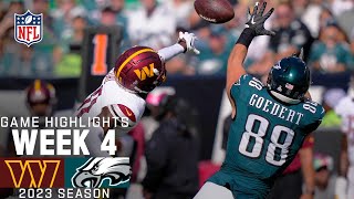 Washington Commanders vs Philadelphia Eagles  2023 Week 4 Game Highlights [upl. by Mikael715]