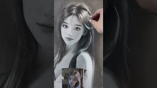 Pencil eraser makes hair shiny drawingtips easyart sketch drawingpencil drawing artwork [upl. by Grete]