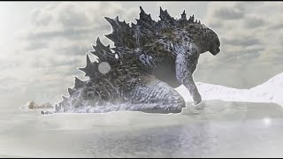 Godzilla Rising Ashore  Blender Test [upl. by Kimberly]