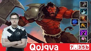 DOTA 2 Qojqva the AXE OFFLANE 735b [upl. by Grim]